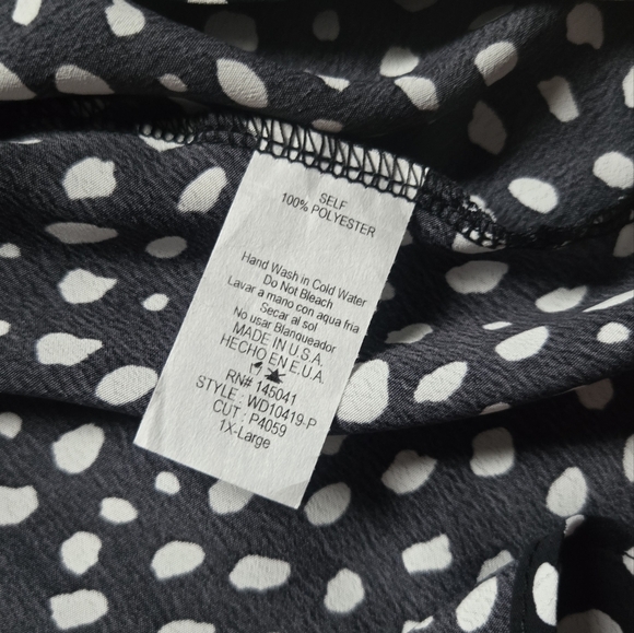 NWOT Forever 21 Polka Dot Mini Dress Size 1X - Picture 4 of 4